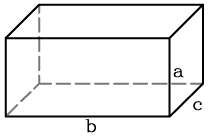 矩形平行六面体体积